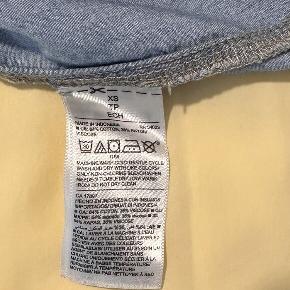 sleeveless denim dress - Picture 4 of 4